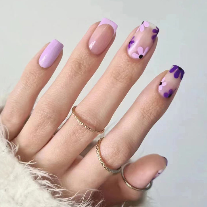 Sweet flower nail art
