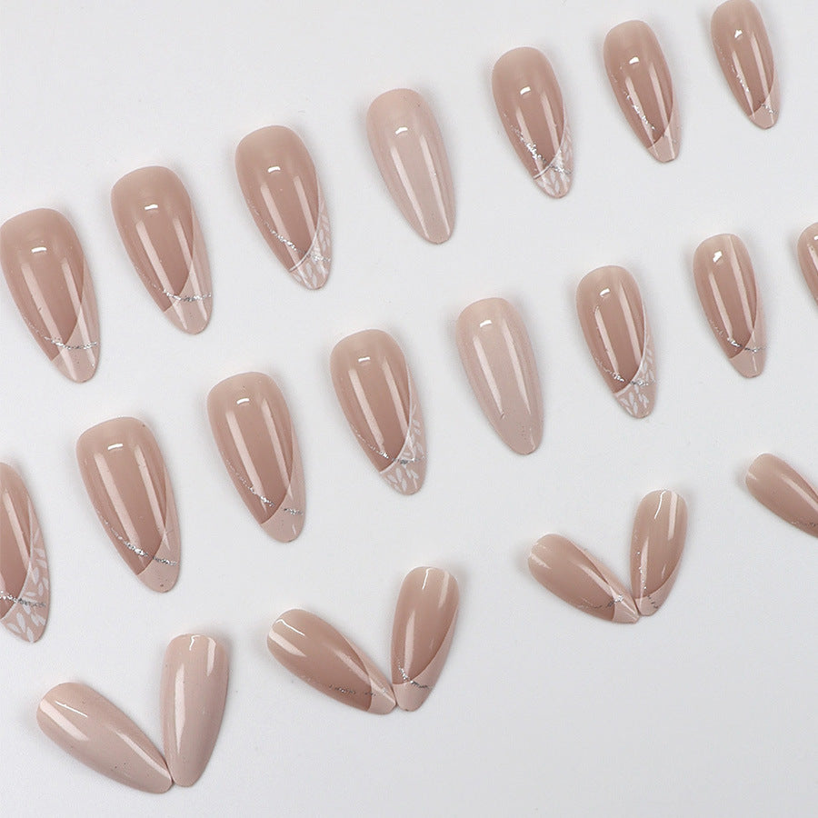 Sexy and elegant almond-shaped nail polish