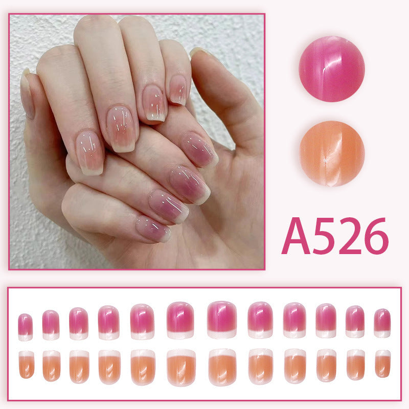 Simple texture nude nail polish
