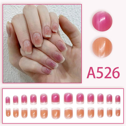 Simple texture nude nail polish