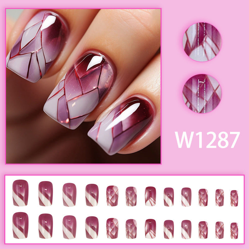Hot girl chic and fashionable premium manicure