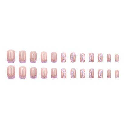 Pink Andromeda Galaxy Nail Set