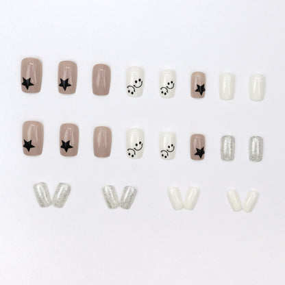 Weird personality, cute smile, beautiful nails