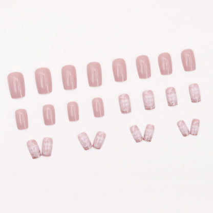 Macaron pink nail polish