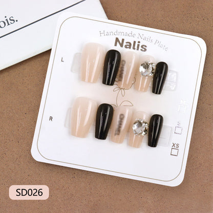 High-end letter-shaped nail decorations