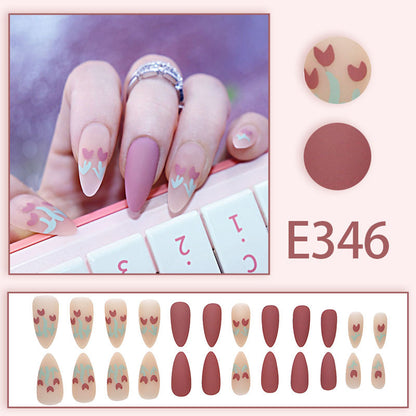 Sweet flowers dopamine manicure