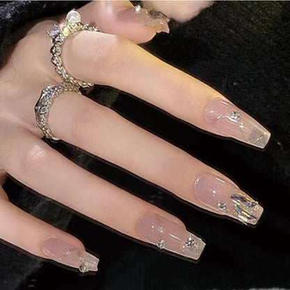 Sophisticated, passionate, sexy girl with unique nail art