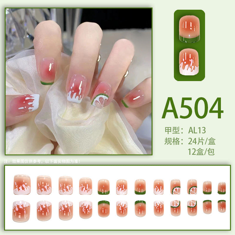 Fresh and gentle nail art