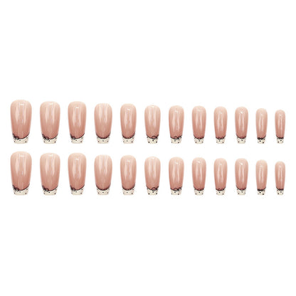 Pure lace border, sweet and cool style, niche small-scale polka dot butterfly nail art
