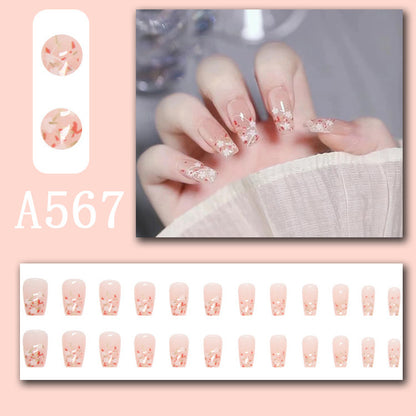 Fresh and gentle nail art
