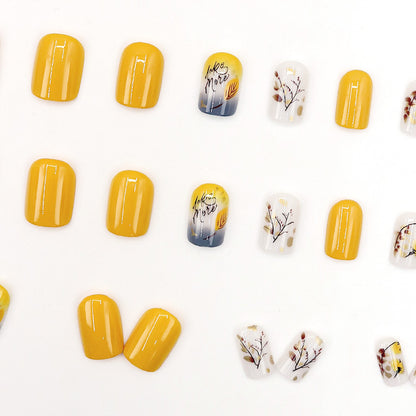 Romantic Leaf Retro Gentle and Unique Nail Art