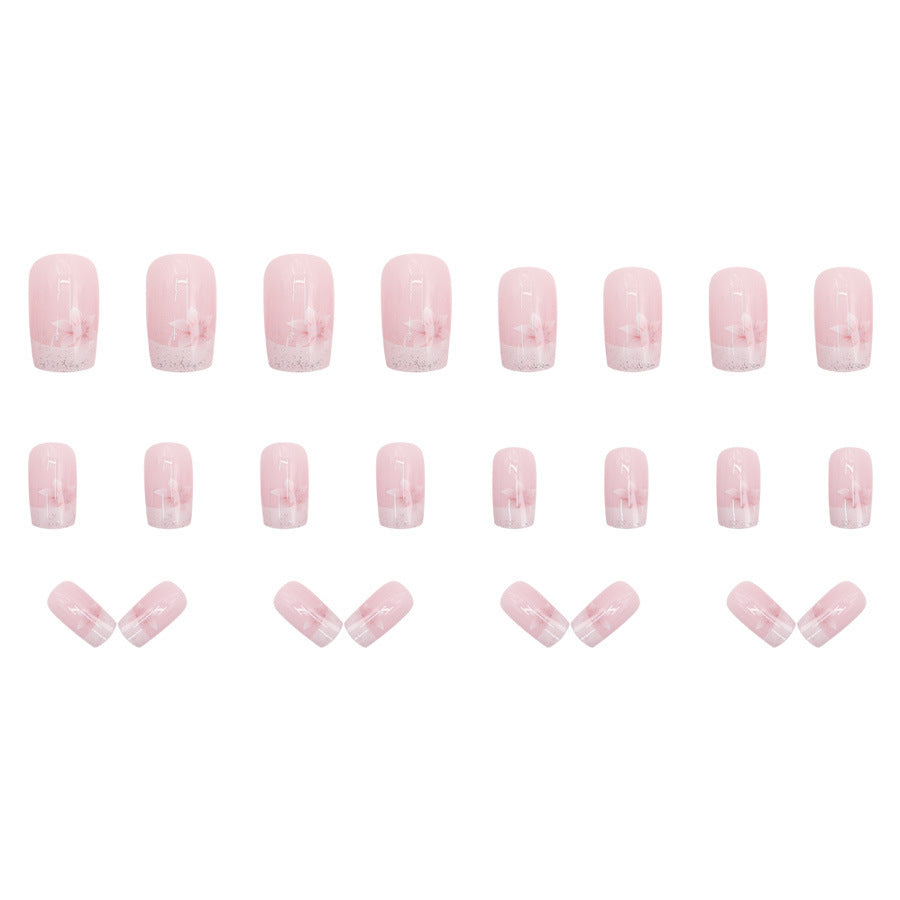 High-end luxury and chic sweet ins-style manicure