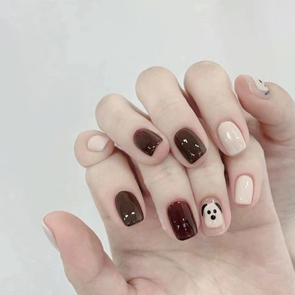 The little dog, named Wuxingren, has brown nail polish.