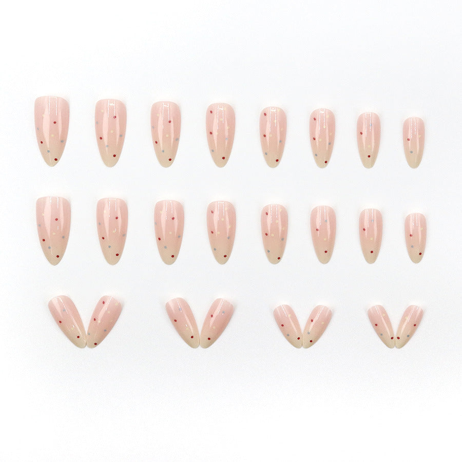 Gradually changing pure desire wave point sweet atmosphere-scented manicure