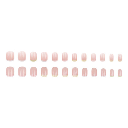 Fresh Dopamine French Minimalist Nail Art
