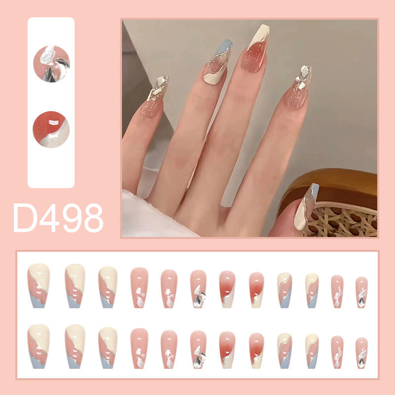 Sweet and cool girl style luxury and high-end aesthetic manicure
