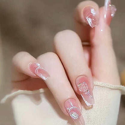 Camellia Pearl Nails
