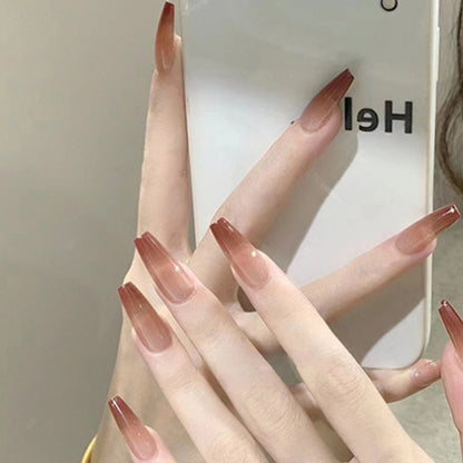 Fashionable three-dimensional butterfly style girl's unique manicure