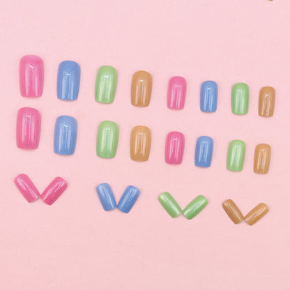 Sexy and glamorous colorful nail art