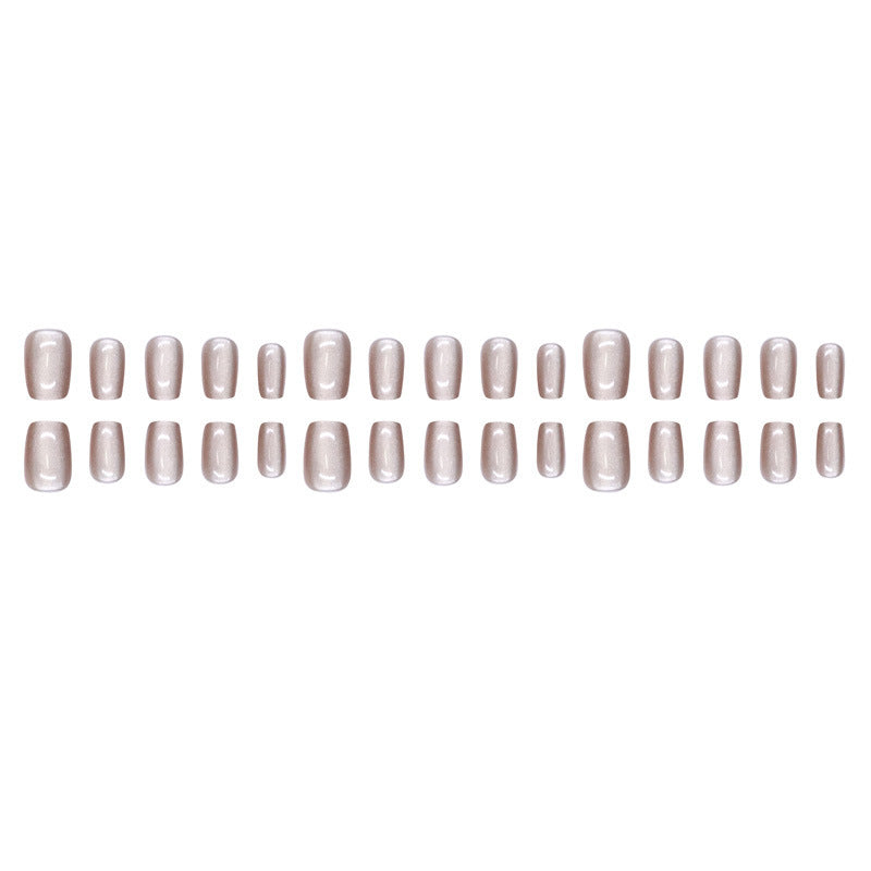 Brown Luxury Starry Galaxy Cat Eye High-Quality Nail Art
