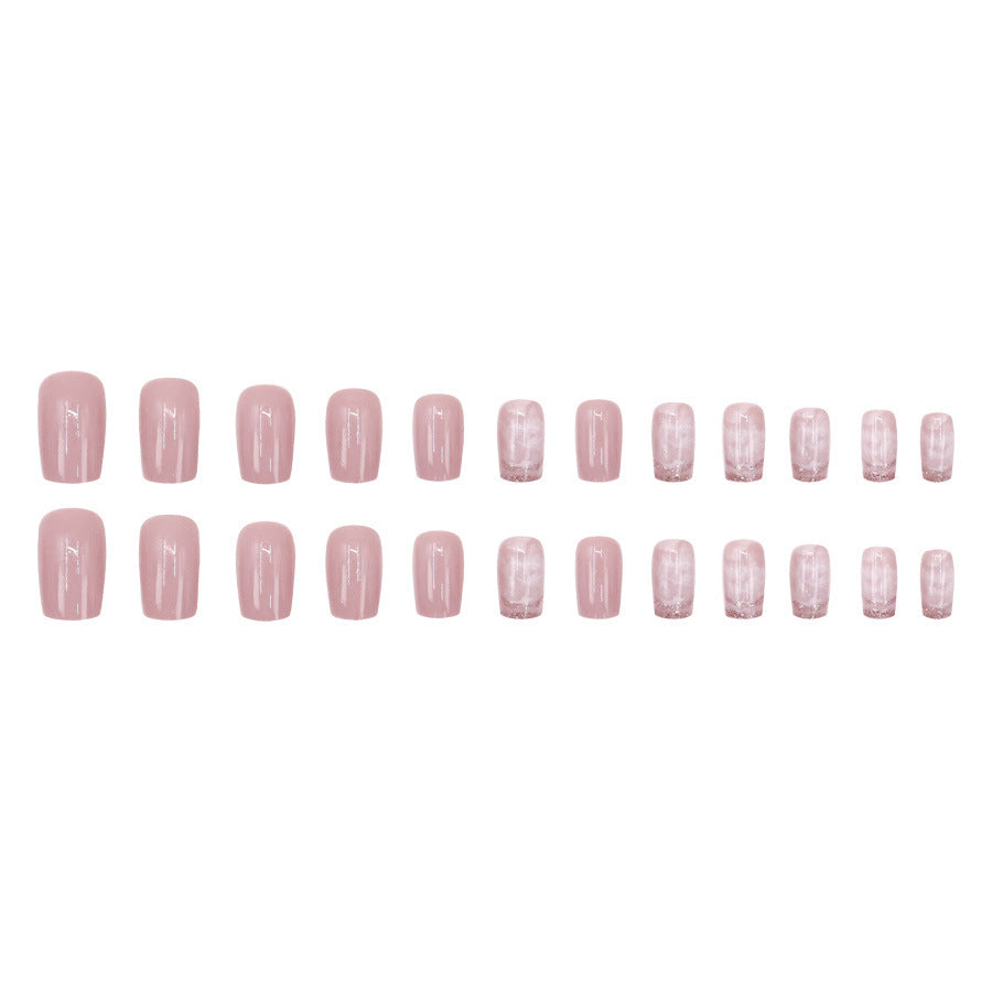 Macaron pink nail polish