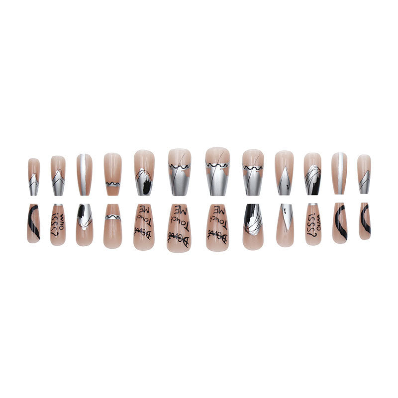 Sweet and cool teenage girl manicure