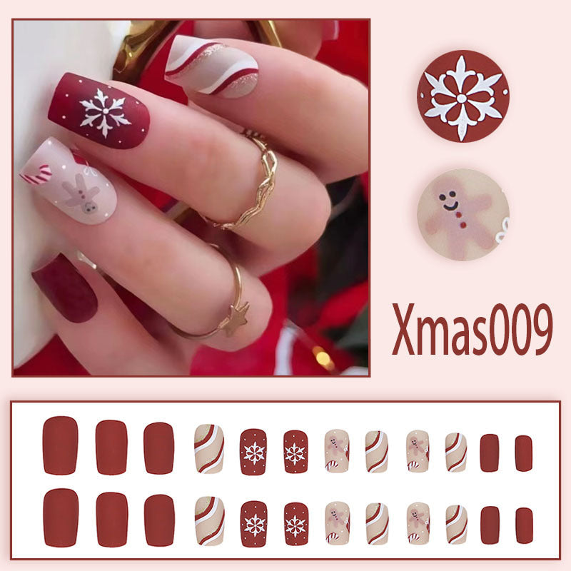 Christmas hit nail art