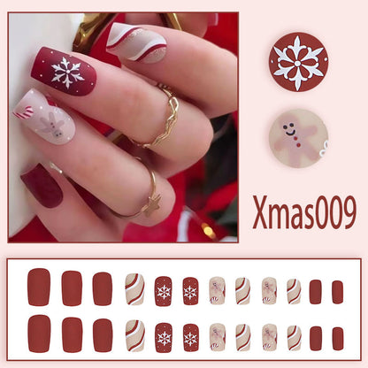 Christmas hit nail art