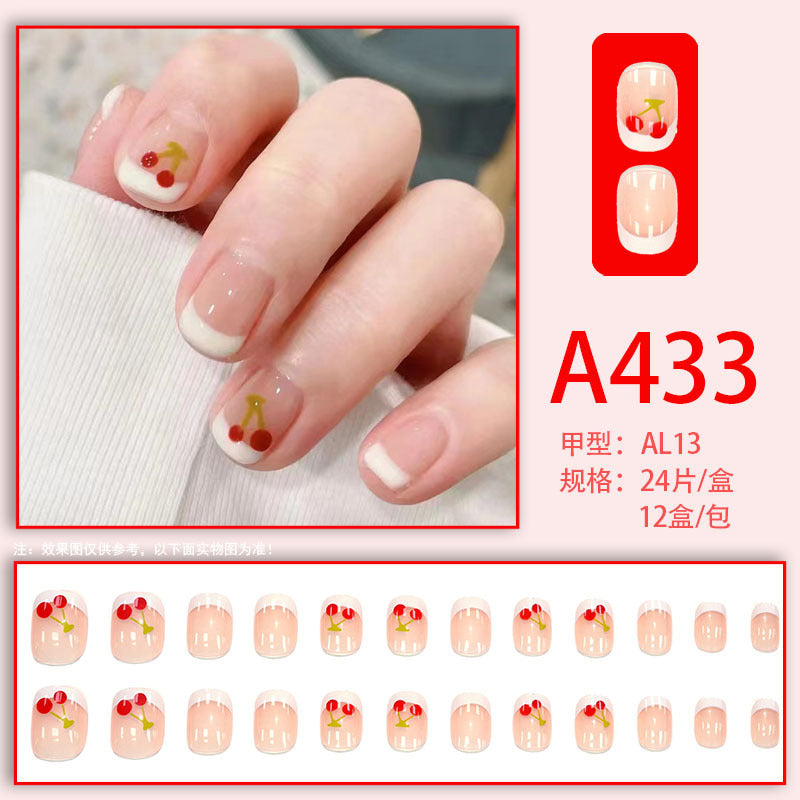 Bright, fresh and cute style manicure