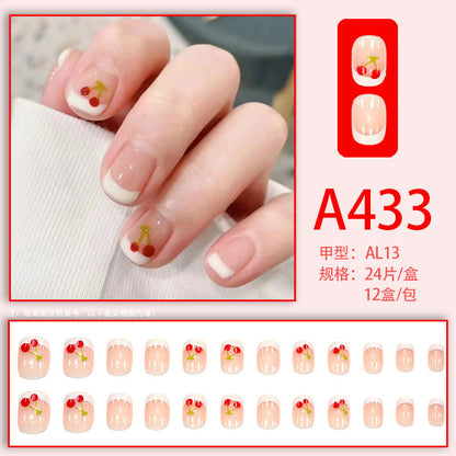 Bright, fresh and cute style manicure