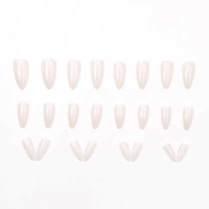 Ins trend: Glowing aurora white moonlight nail polish