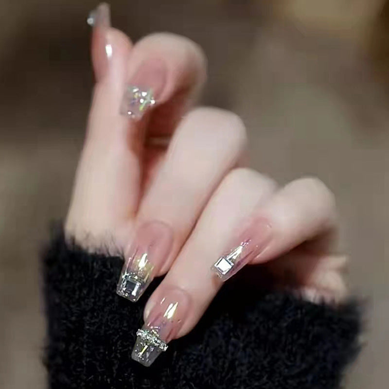 Chain Diamond Luxury Women's Elegant Nail Art