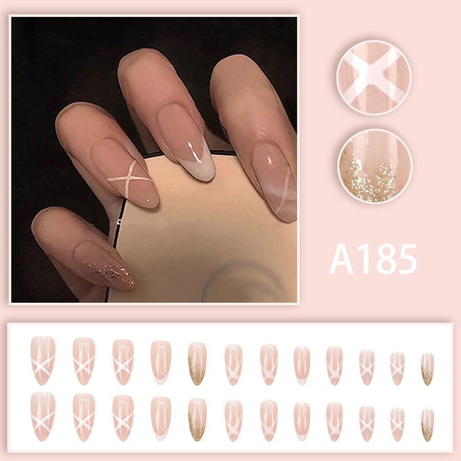 Simple and pure erotic nail art