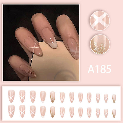Simple and pure erotic nail art