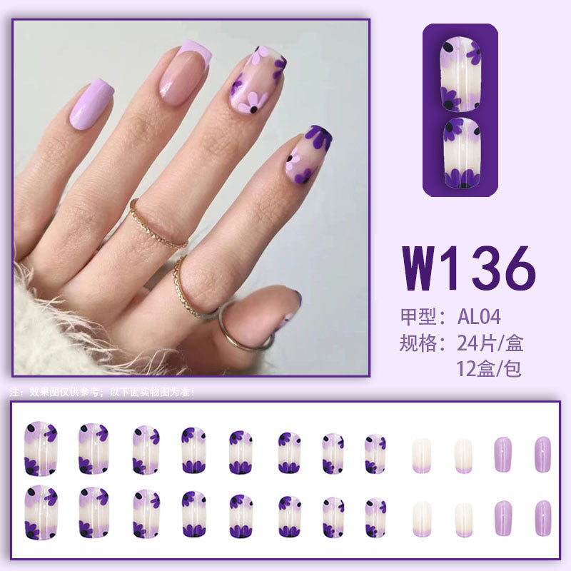 Sweet flower nail art