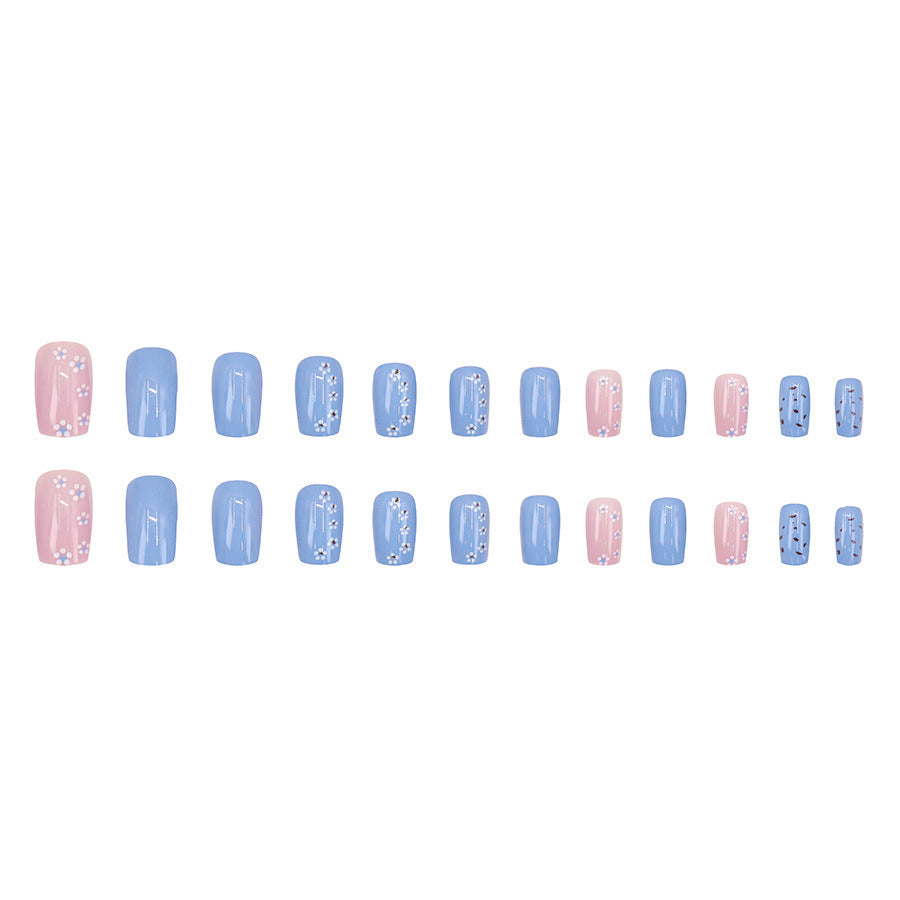 Long manicure with dopamine effect
