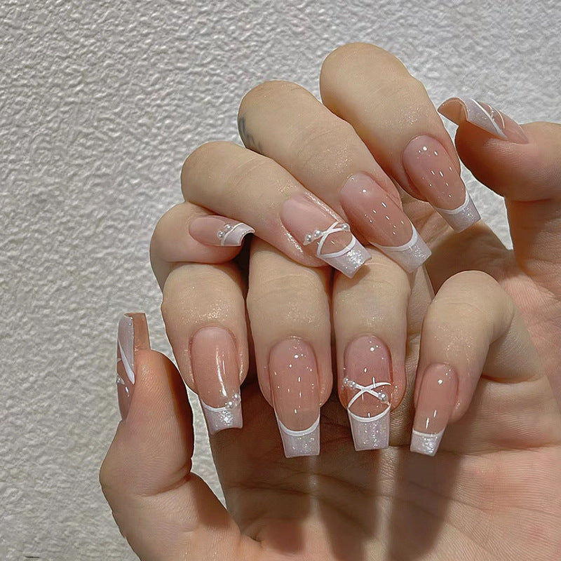 Pearl Diamond Style Pure Passionistic Elegant Nail Art