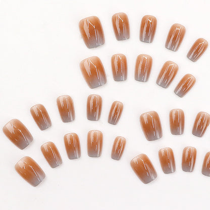 Tonal Maillard Nail Art