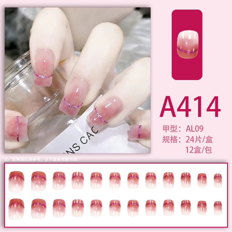 Jane's gentle and pure erotic nail art
