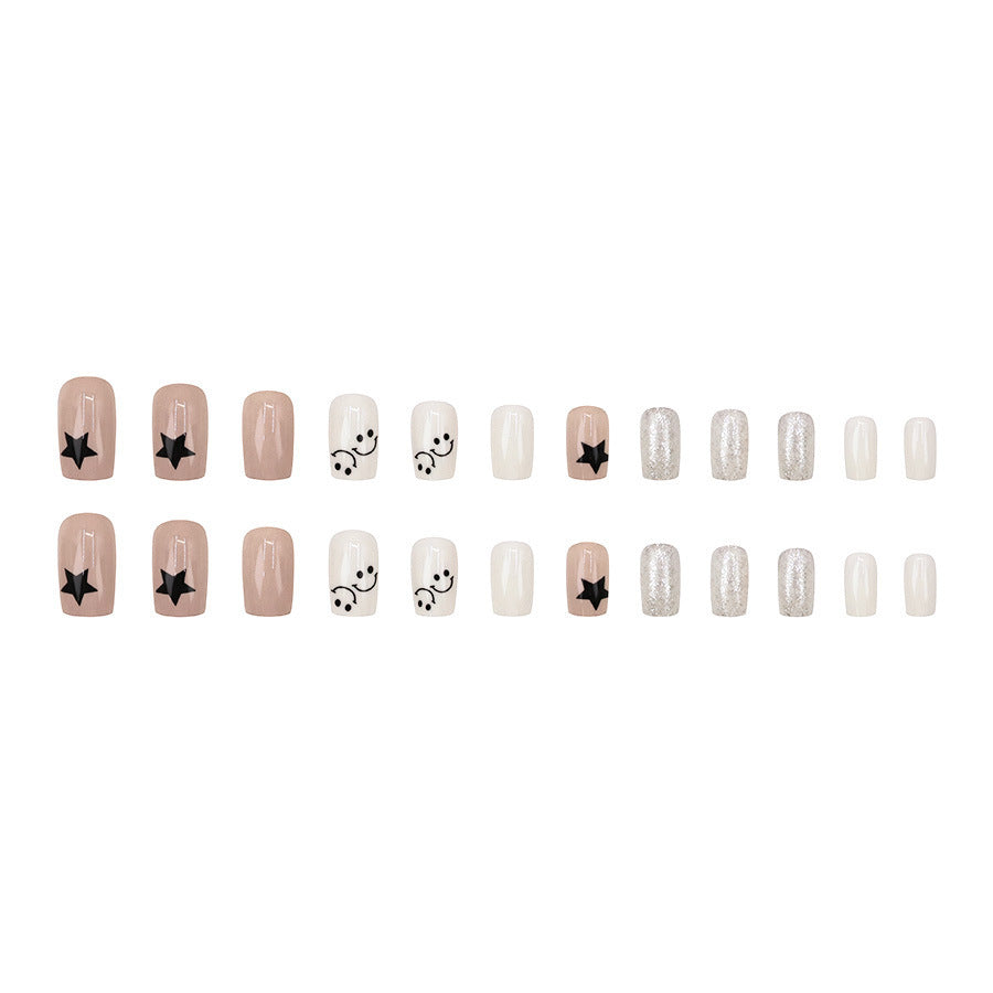Weird personality, cute smile, beautiful nails