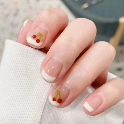 Bright, fresh and cute style manicure