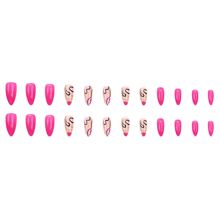 Irregular line manicure