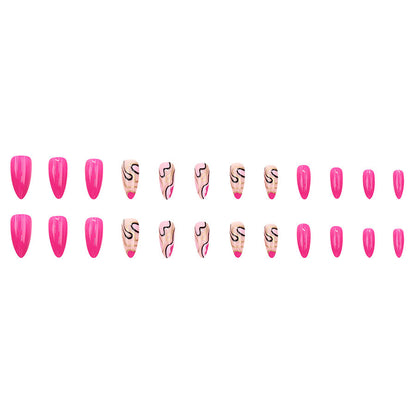 Irregular line manicure