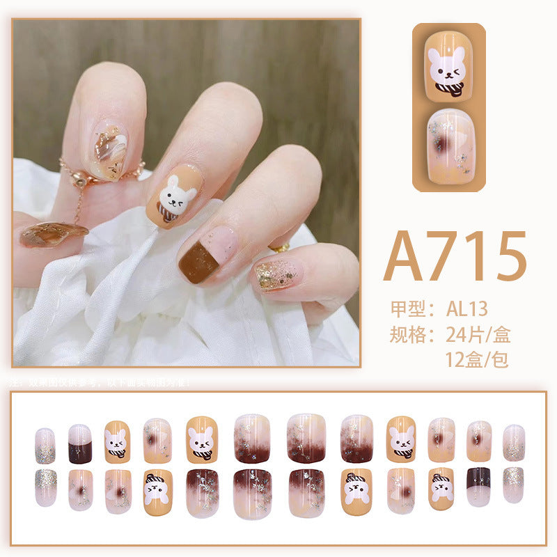 Cute Rabbit Nail Art