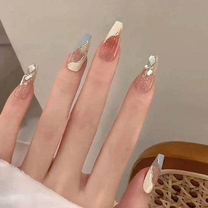 Sweet and cool girl style luxury and high-end aesthetic manicure