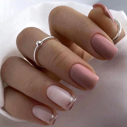 Macaron pink nail polish