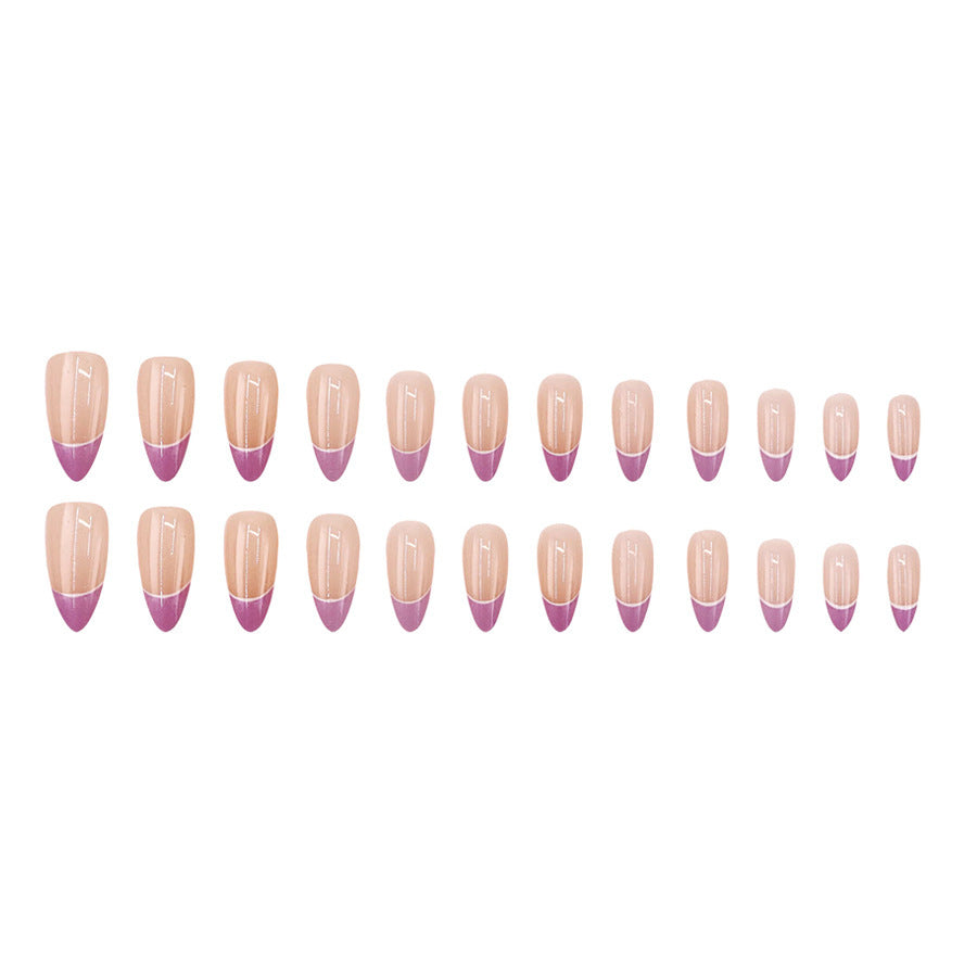 White almond nail polish