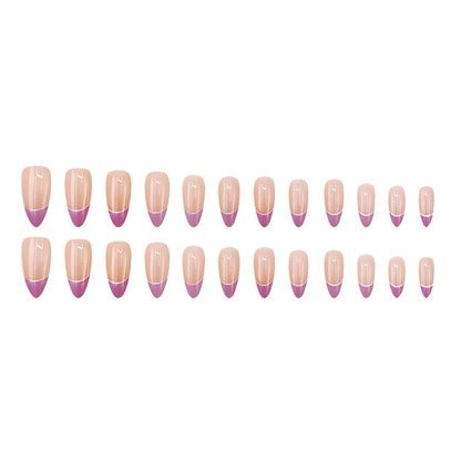 White almond nail polish