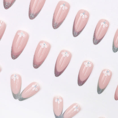 Sweet girl wearing nail polish