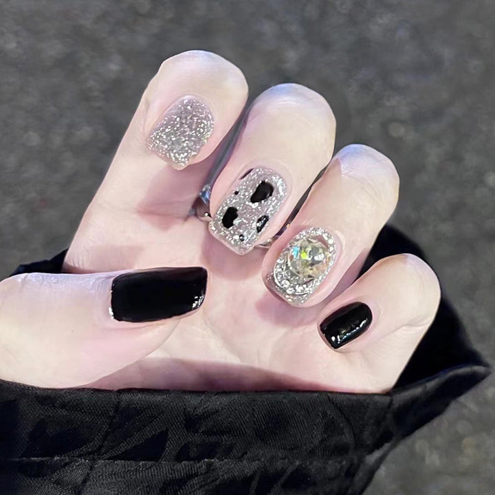 Diamond nail polish, shiny and bold girl nail polish